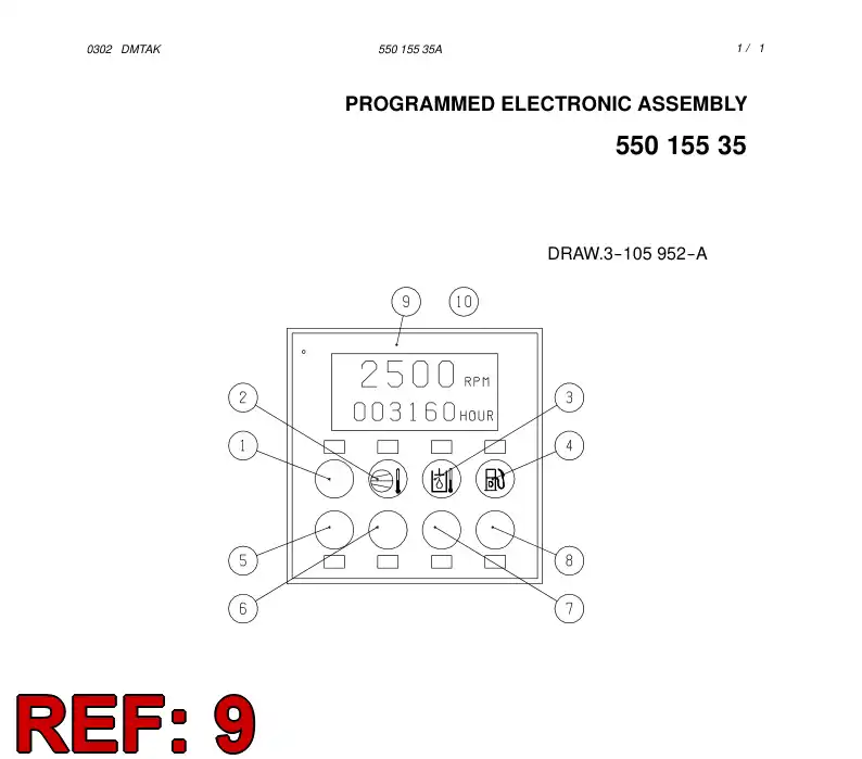 88766779 887 667 79 MFA10 METER WITHOUT SOFTWARE - Sandvik Technical Drawing