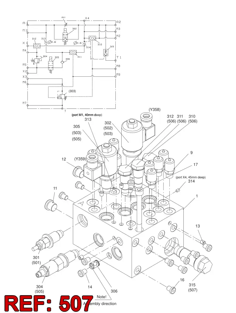88768669 887 686 69 SEAL KIT - Sandvik Technical Drawing