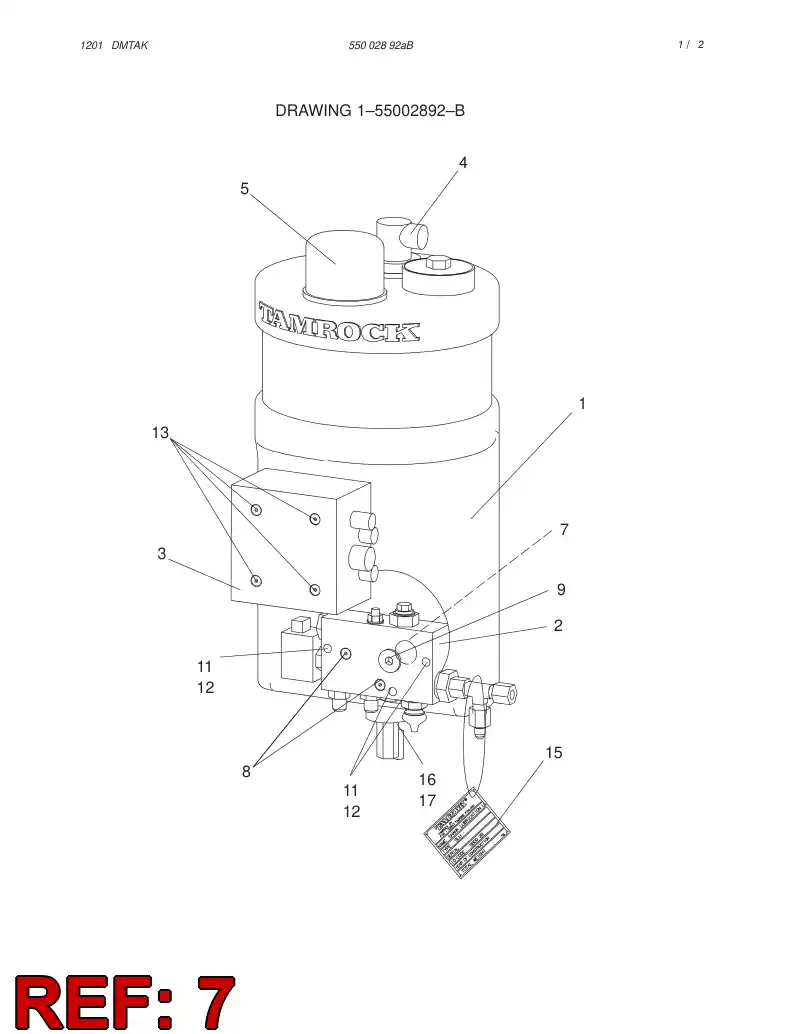 88771199 887 711 99 O-RING - Sandvik Technical Drawing