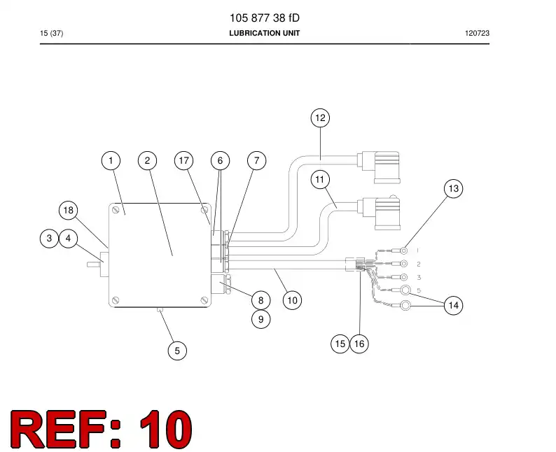 887 730 89a Screened electric cable - drawing