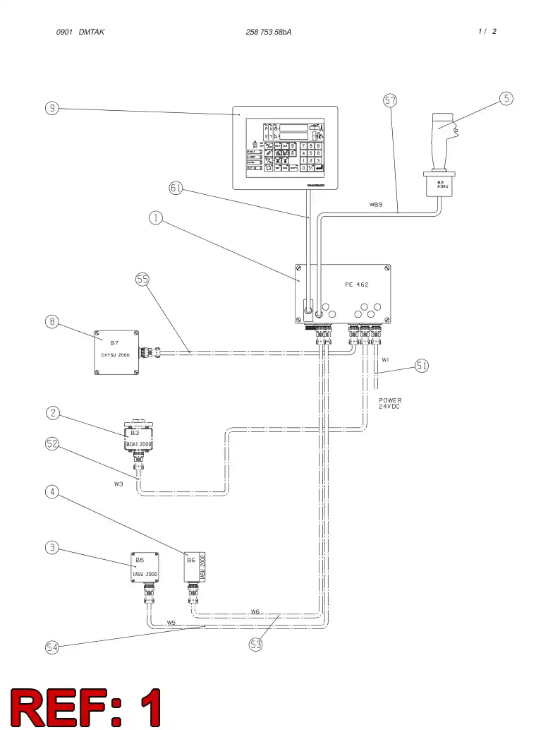 88775409 887 754 09 CPU UNIT - Sandvik Technical Drawing