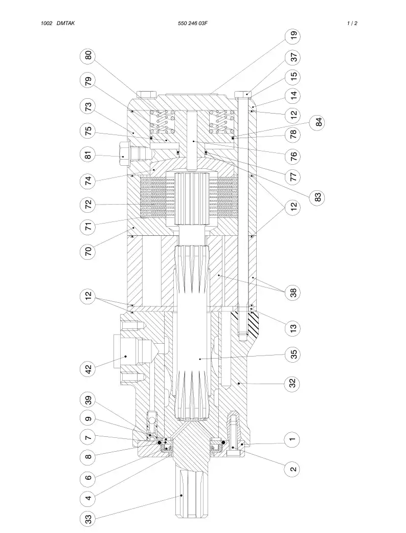 88776679 887 766 79 SEAL KIT - Sandvik Technical Drawing