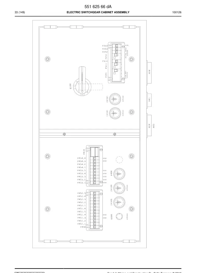 88777969b 887 779 69b Load-break switch - Sandvik Technical Drawing