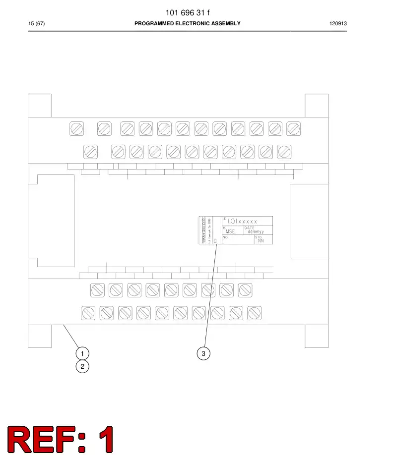 88779989 887 799 89 Module, PLC - Sandvik Technical Drawing