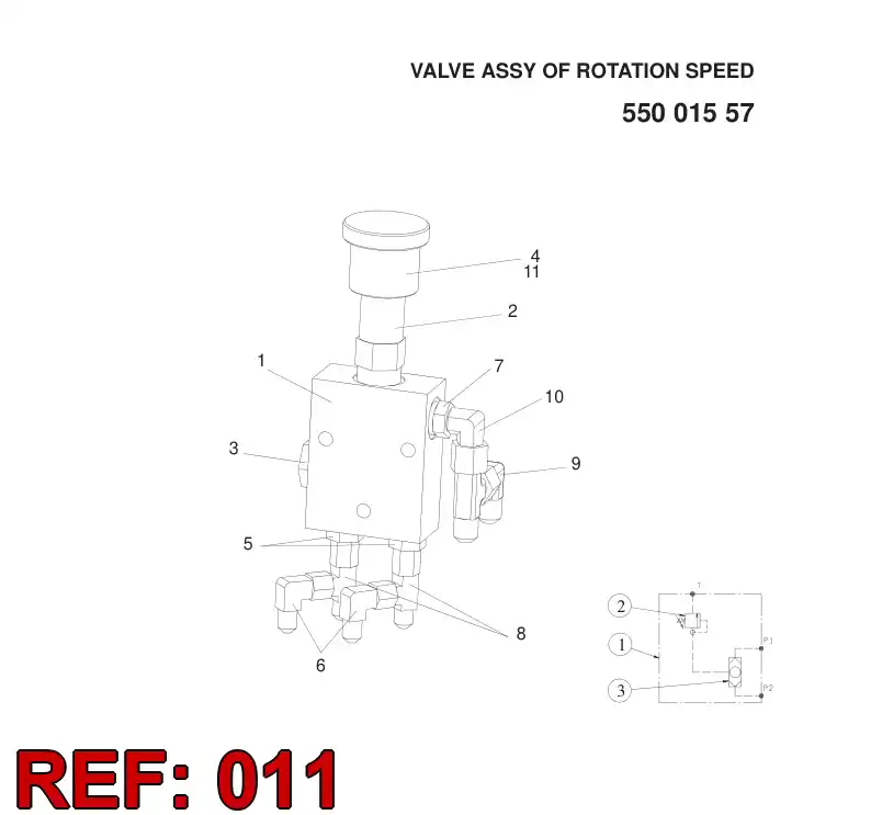88782389 887 823 89 LIMIT BUSHING - Sandvik Technical Drawing