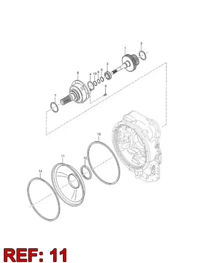 88782819 887 828 19 DEFLECTOR - Sandvik Technical Drawing