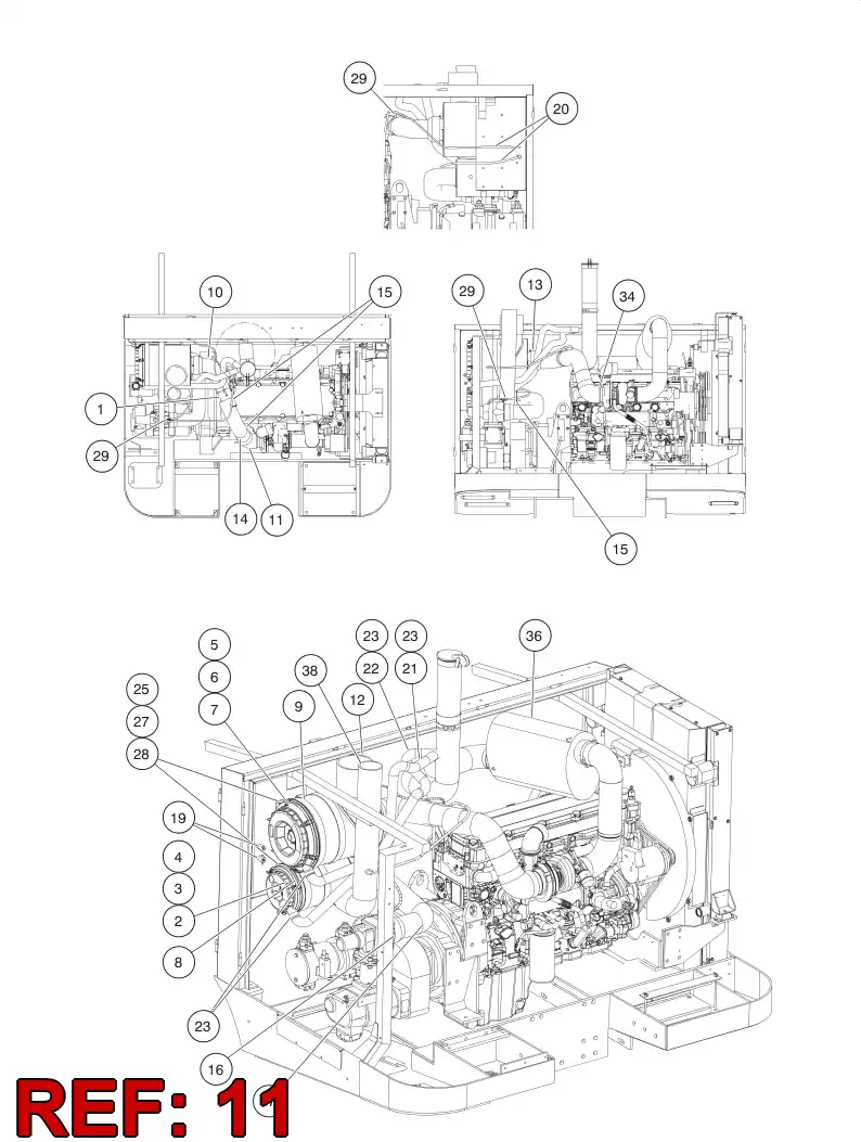 88787329 887 873 29 SUCTION HOSE - Sandvik Technical Drawing