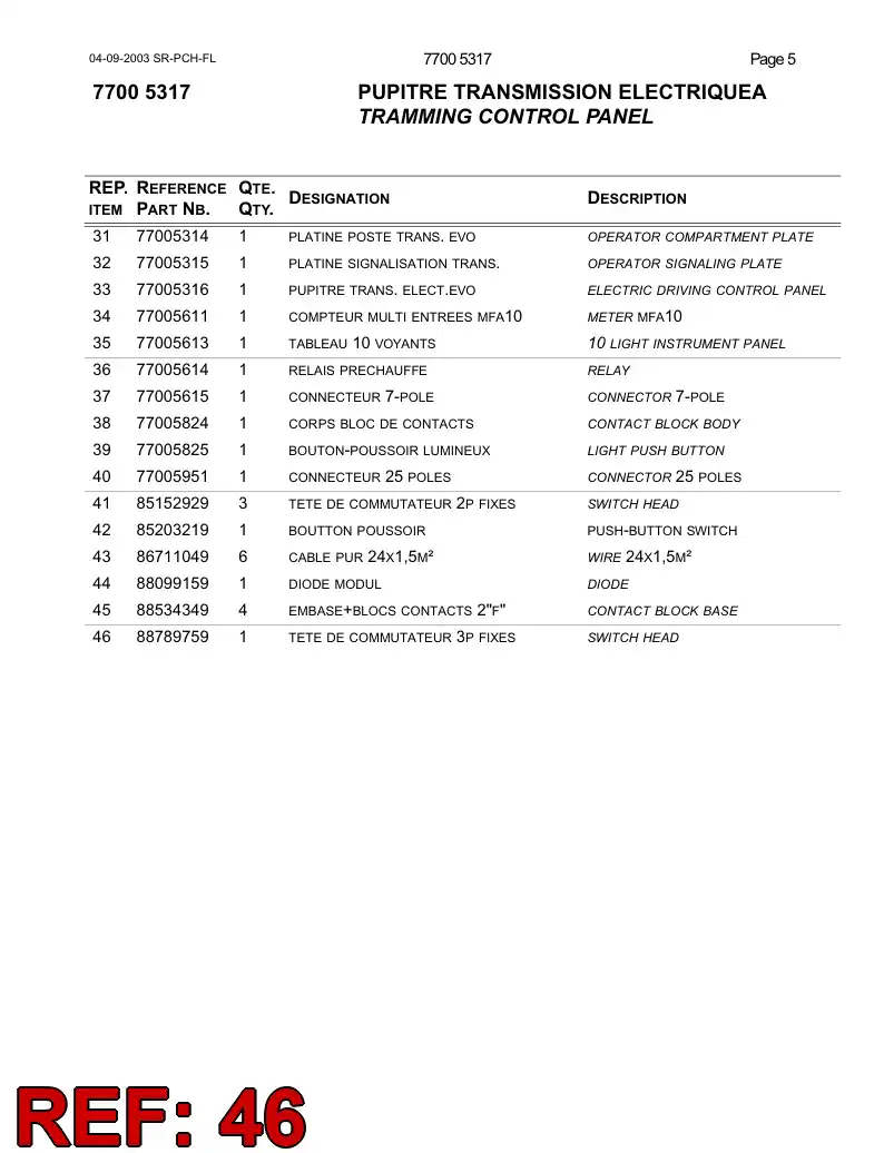 88789759 887 897 59 SWITCH - Sandvik Technical Drawing