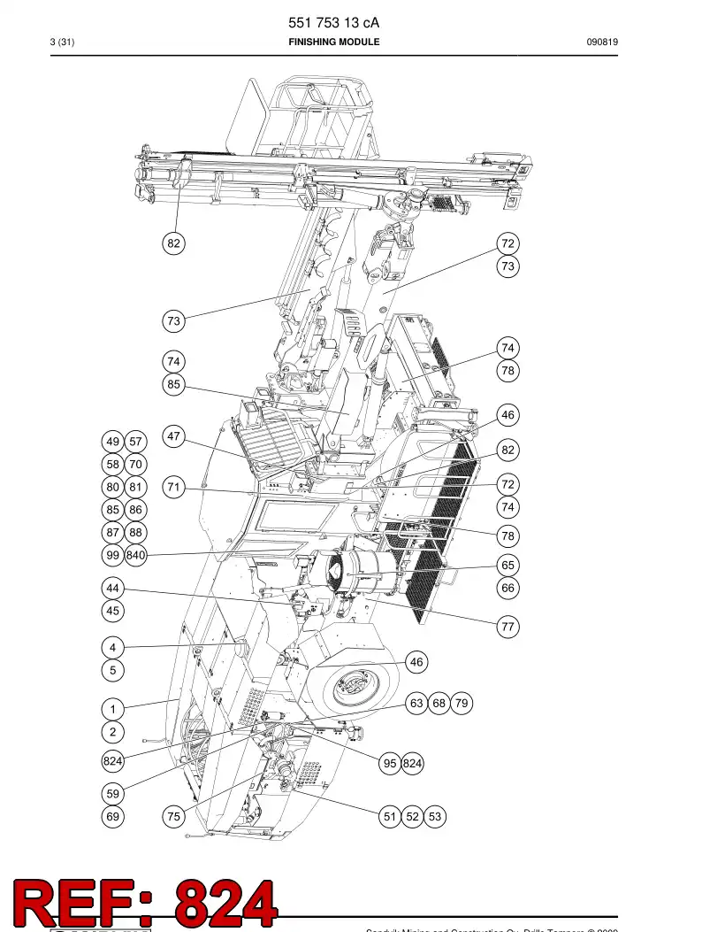 88790549 887 905 49 SIGNS - Sandvik Technical Drawing