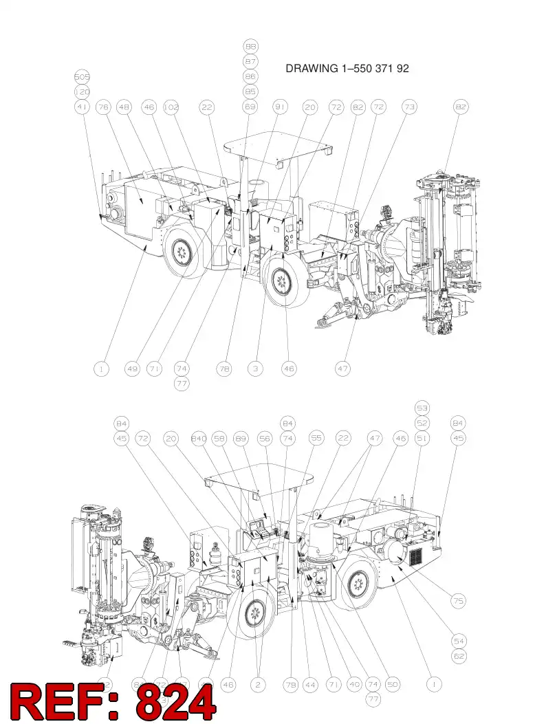 88790679 887 906 79 SIGN SET - Sandvik Technical Drawing
