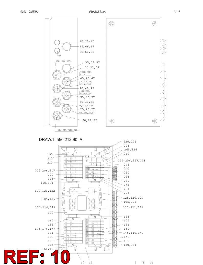 88793299 887 932 99 TERMINAL BOX - Sandvik Technical Drawing