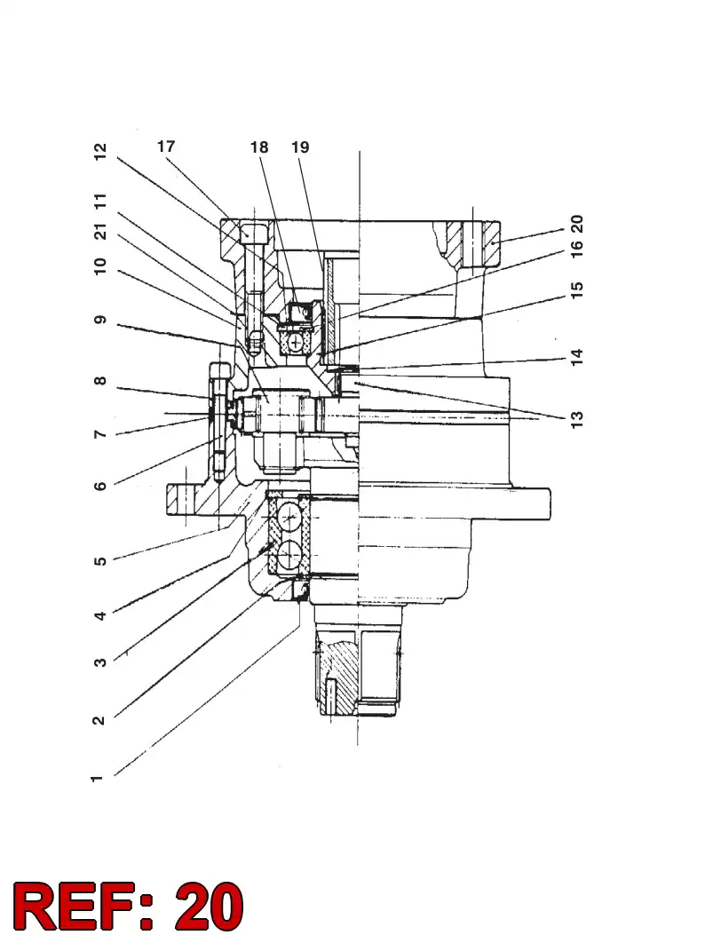 88797229 887 972 29 Plate, Mounting - Sandvik Technical Drawing