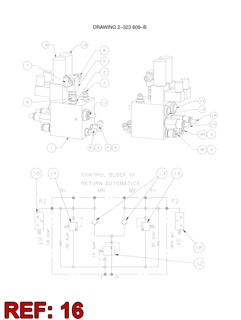 88801369 888 013 69 Switch, Pressure - Sandvik Technical Drawing