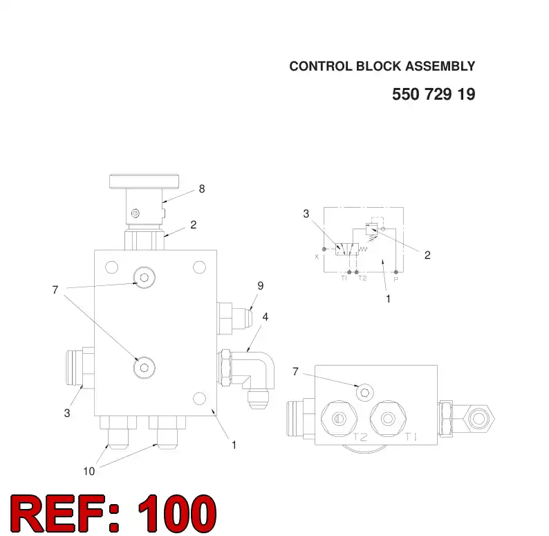 88801929 888 019 29 SEAL KIT - Sandvik Technical Drawing