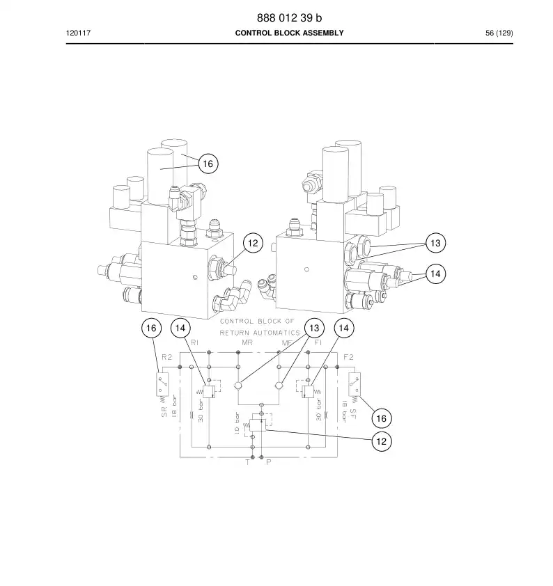 88801929a 888 019 29a Seal kit - Sandvik Technical Drawing
