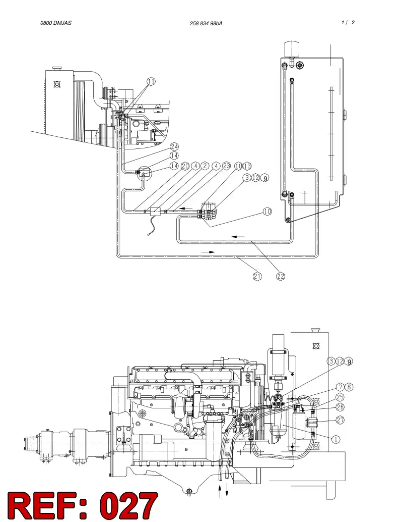 88803409 888 034 09 MOUNT. PARTS, EL.FUEL PUMP - Sandvik Technical Drawing