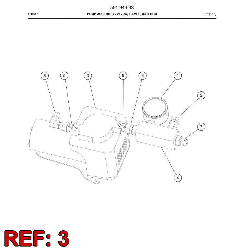 88804419a 888 044 19a Pump Unit - Sandvik Technical Drawing