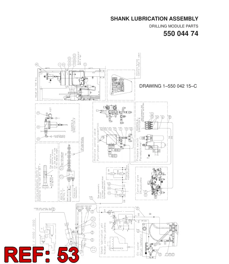 88810409 888 104 09 SWIVEL FEMALE CONNECTOR - Sandvik Technical Drawing