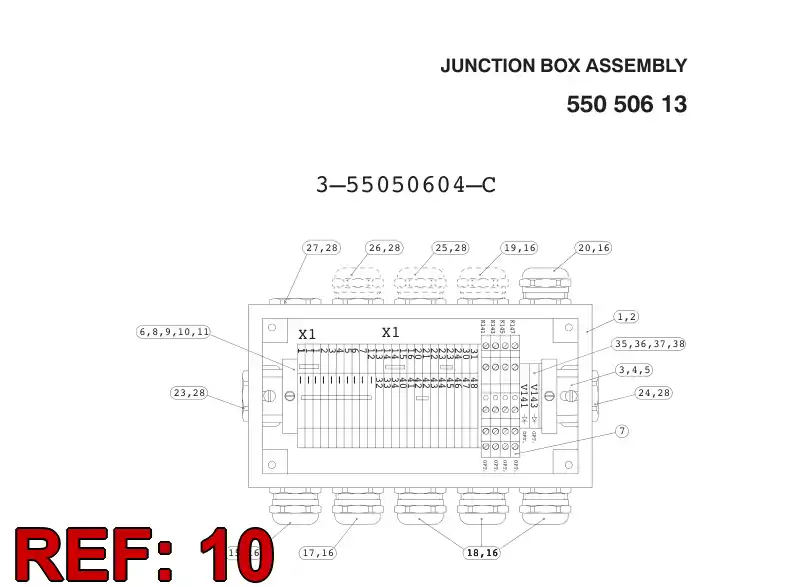 88815049 888 150 49 MARKING PLATE - Sandvik Technical Drawing