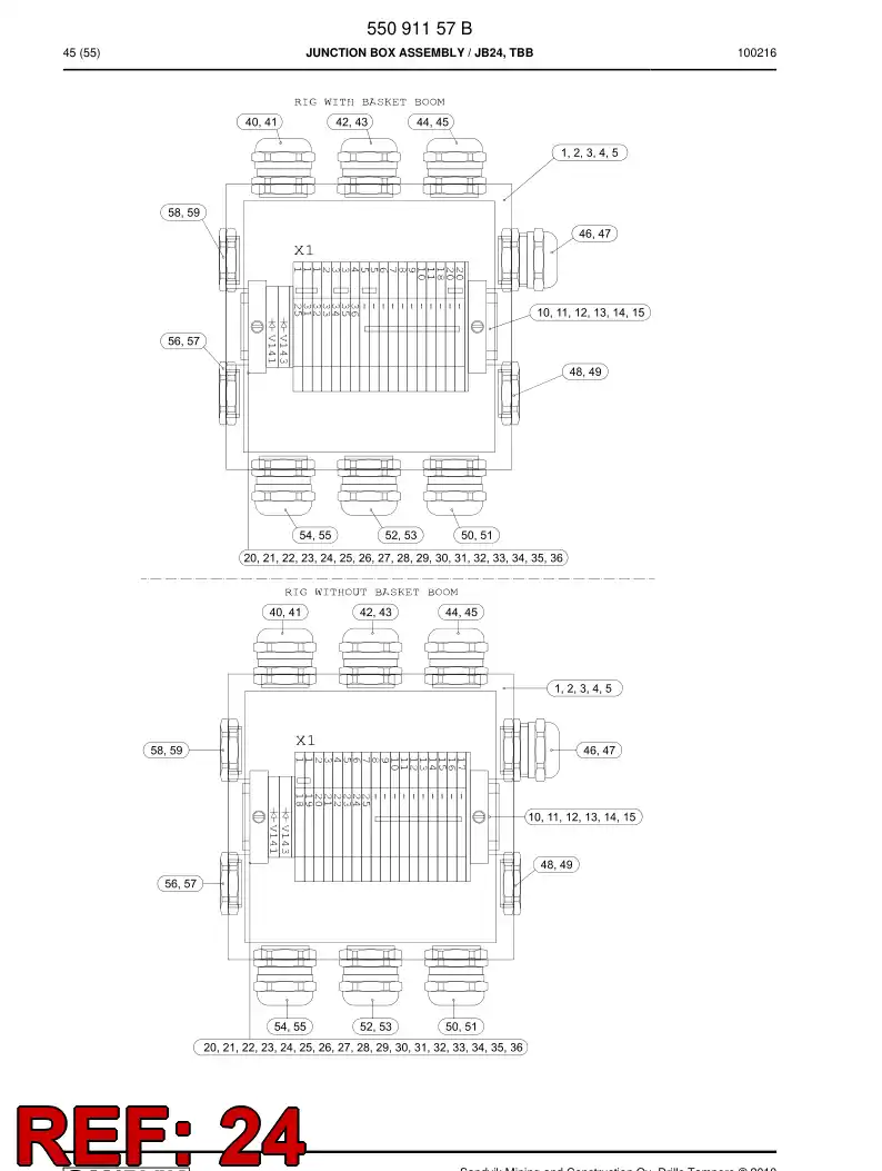88815049b 888 150 49b Marking plate - Sandvik Technical Drawing