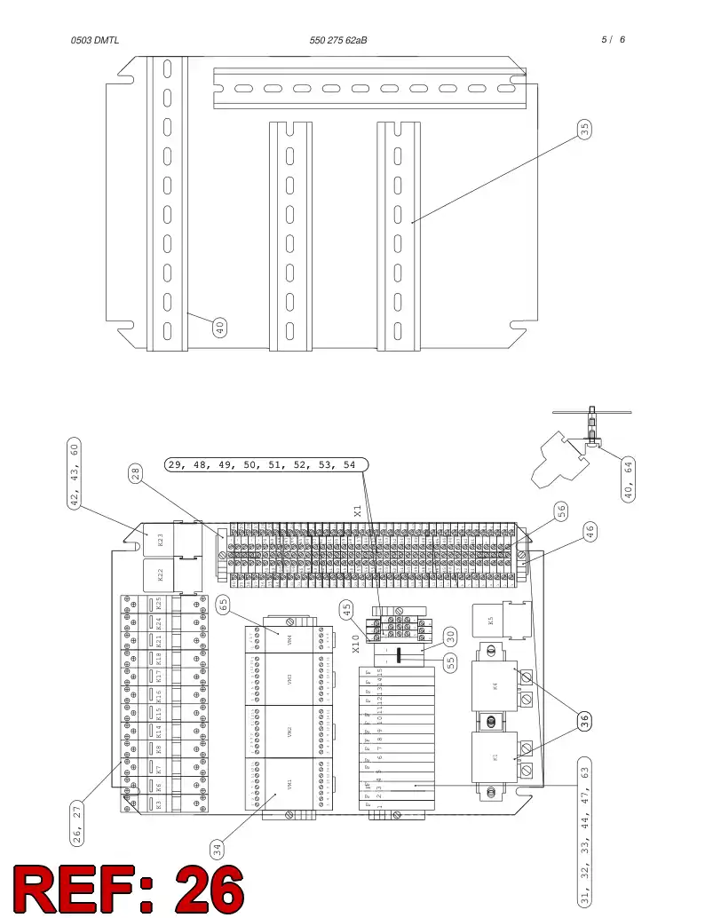88815209 888 152 09 RELAY - Sandvik Technical Drawing