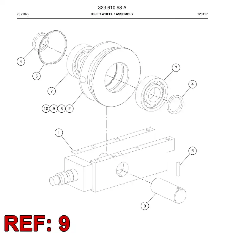 88817219a 888 172 19a Valve - Sandvik Technical Drawing