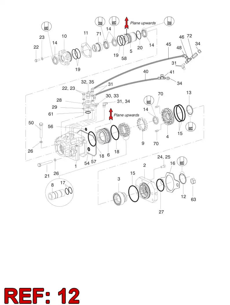 88817509 888 175 09 U-SEAL - Sandvik Technical Drawing
