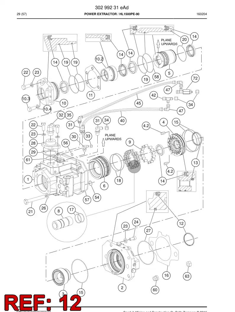 88818899b 888 188 99b SEAL - Sandvik Technical Drawing