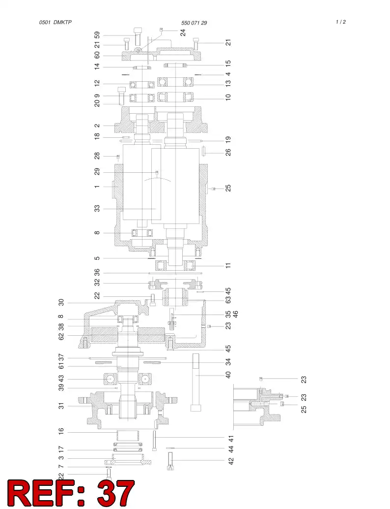89598379 895 983 79 O-ring - Sandvik Technical Drawing