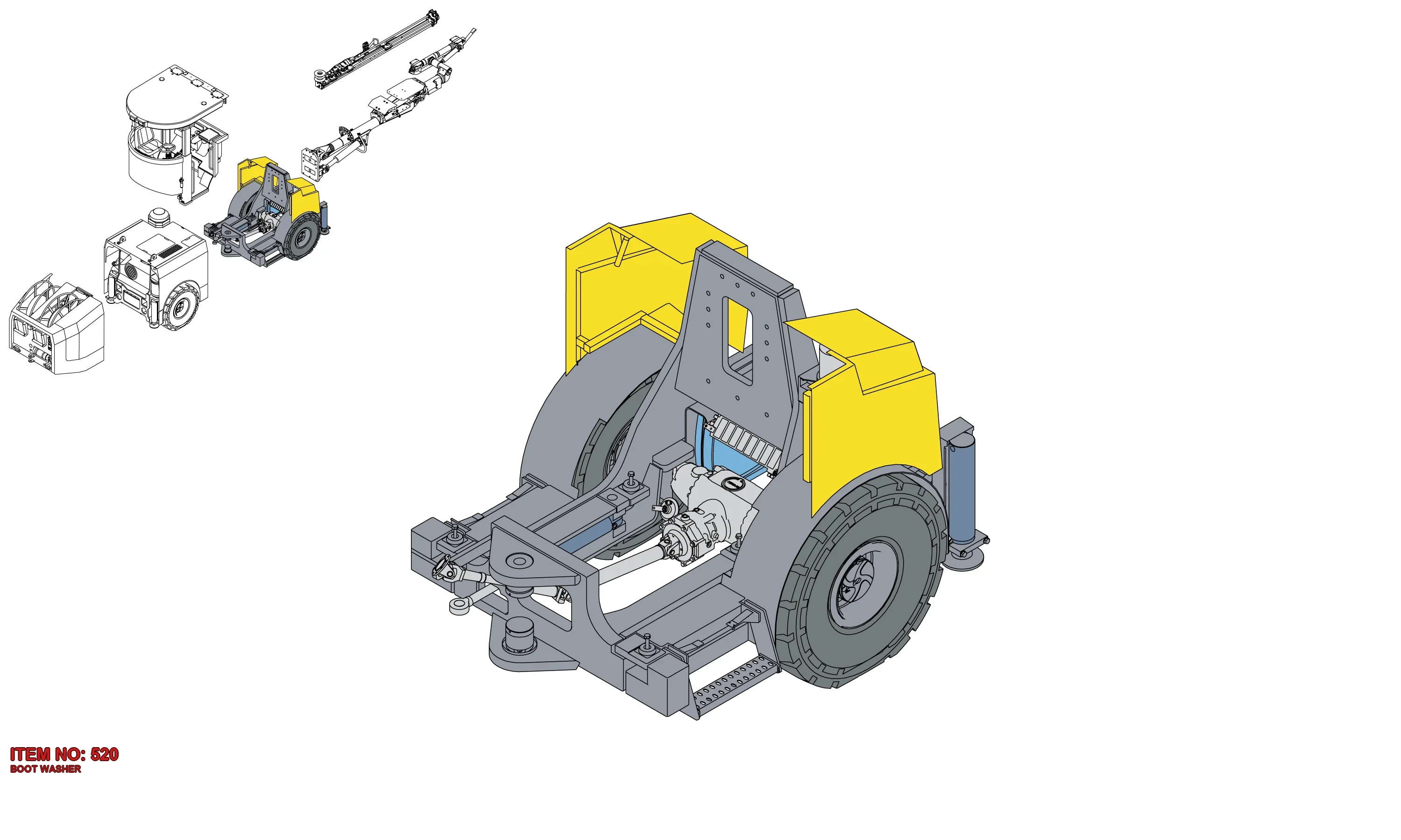 9106 0014 64 BOOT WASHER - Technical Drawing