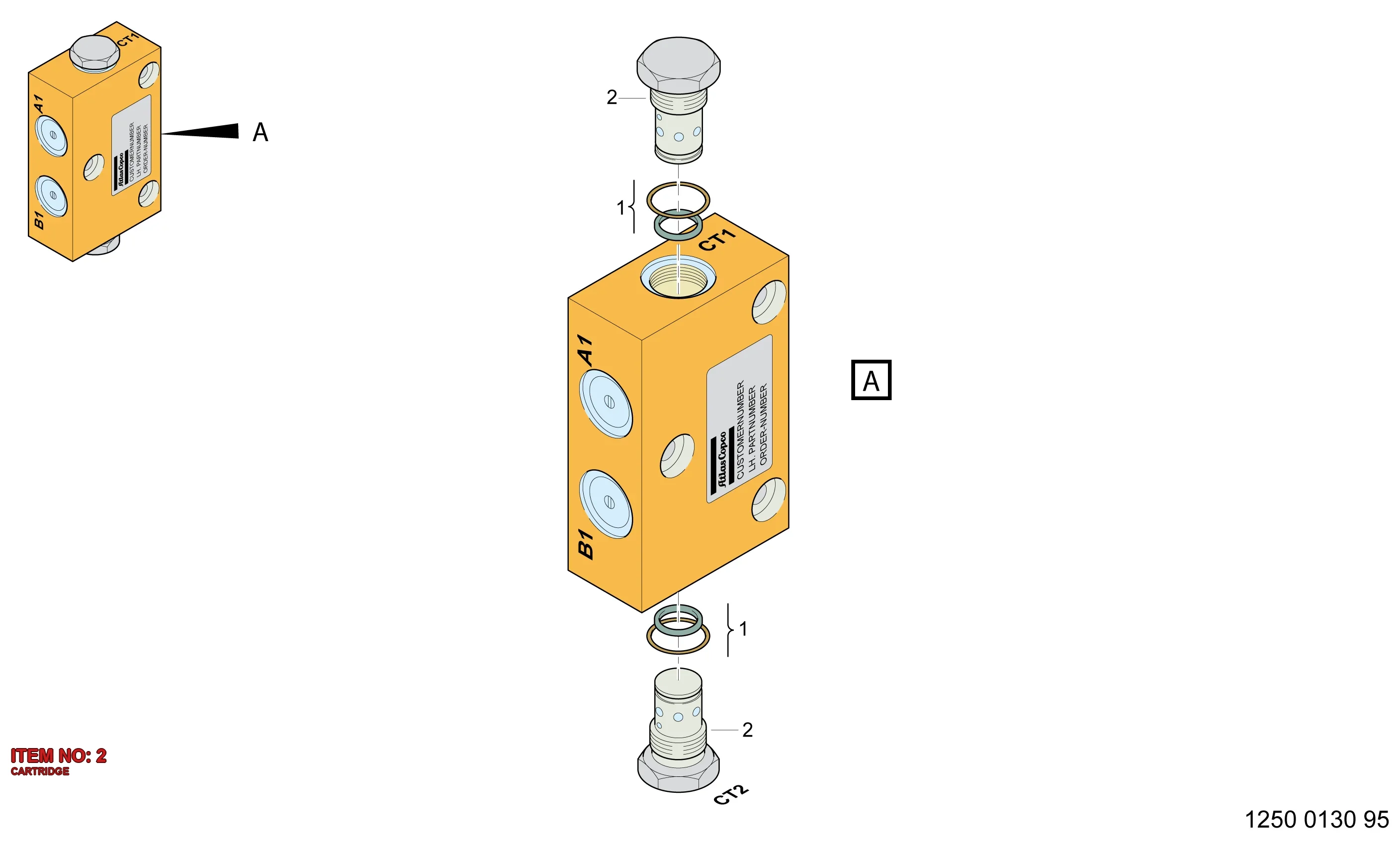 9106 0631 23 CARTRIDGE - Technical Drawing