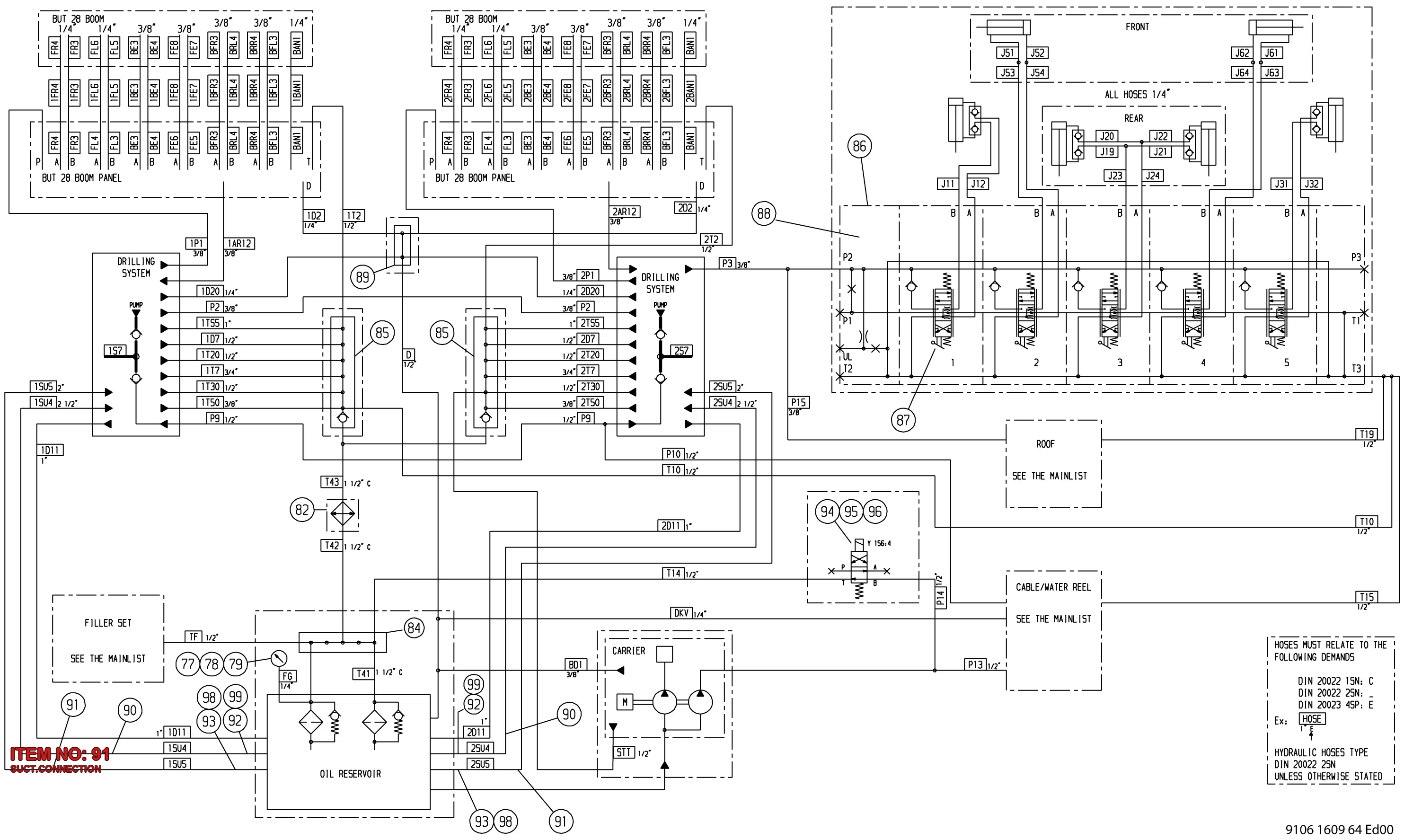 9106 0658 52 SUCT.CONNECTION - Technical Drawing