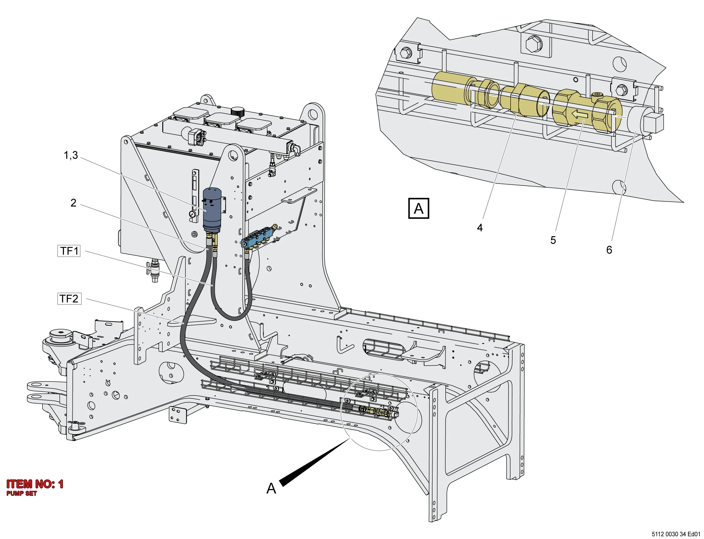 9106 0796 94 PUMP SET - Technical Drawing