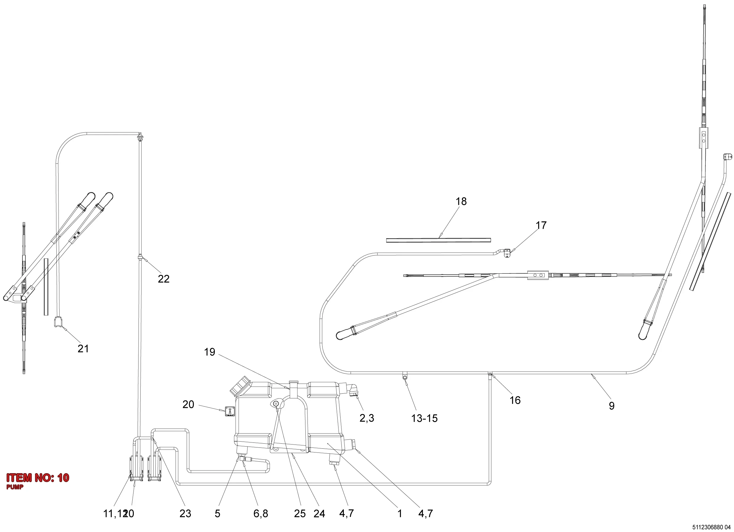 9106 0907 05 PUMP - Technical Drawing