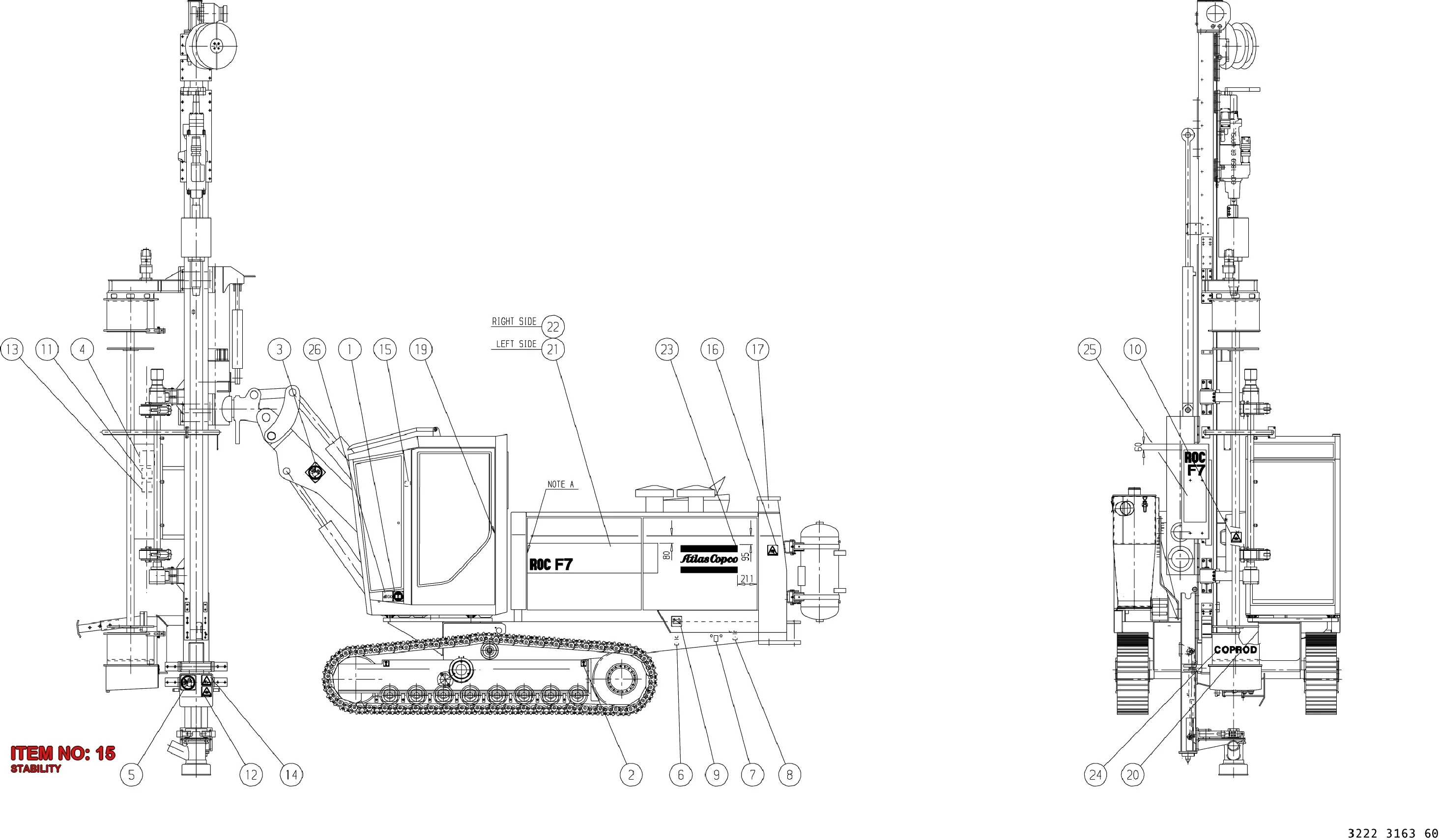 9106 1074 60 STABILITY - Technical Drawing