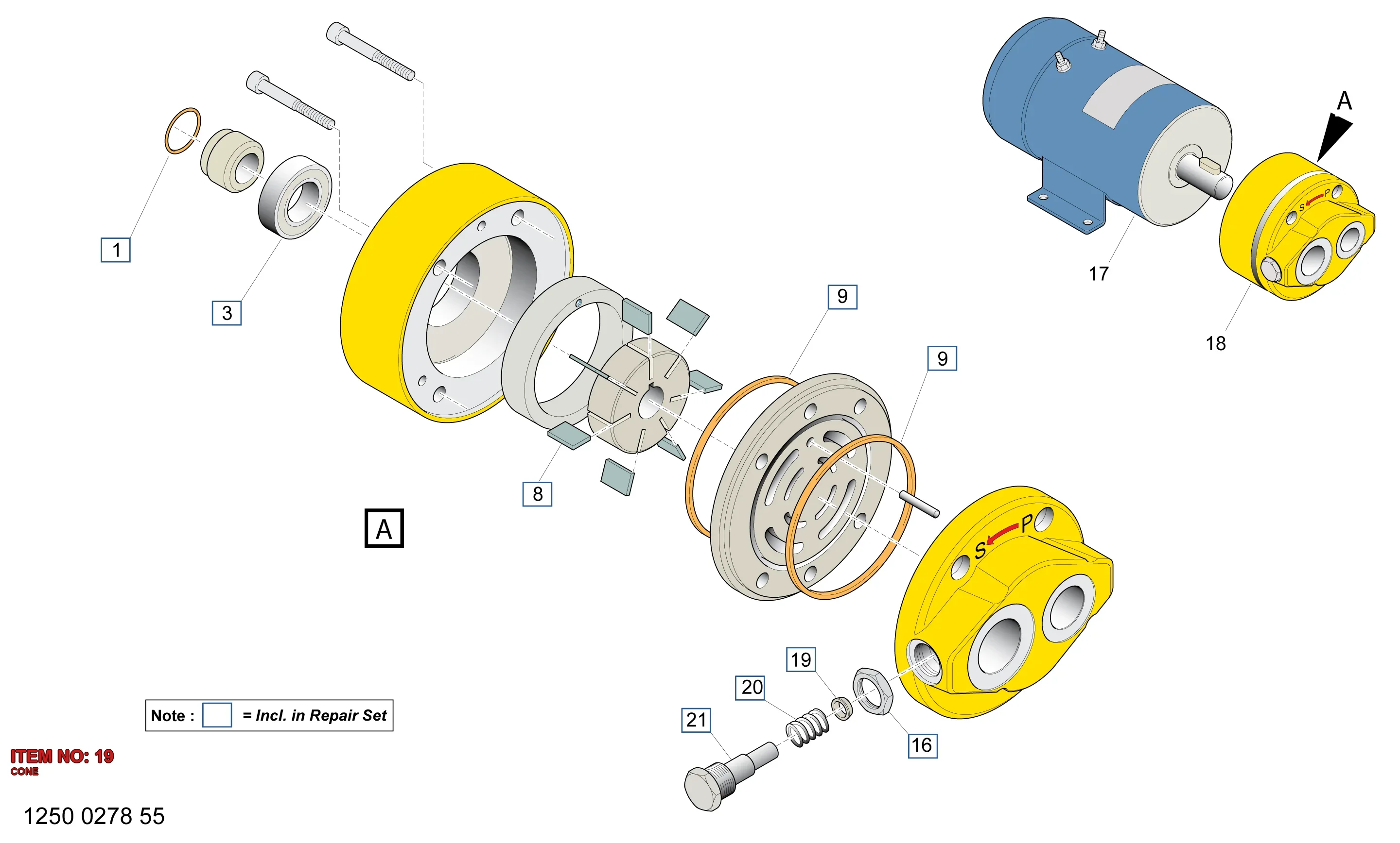9106 1080 09 CONE - Technical Drawing