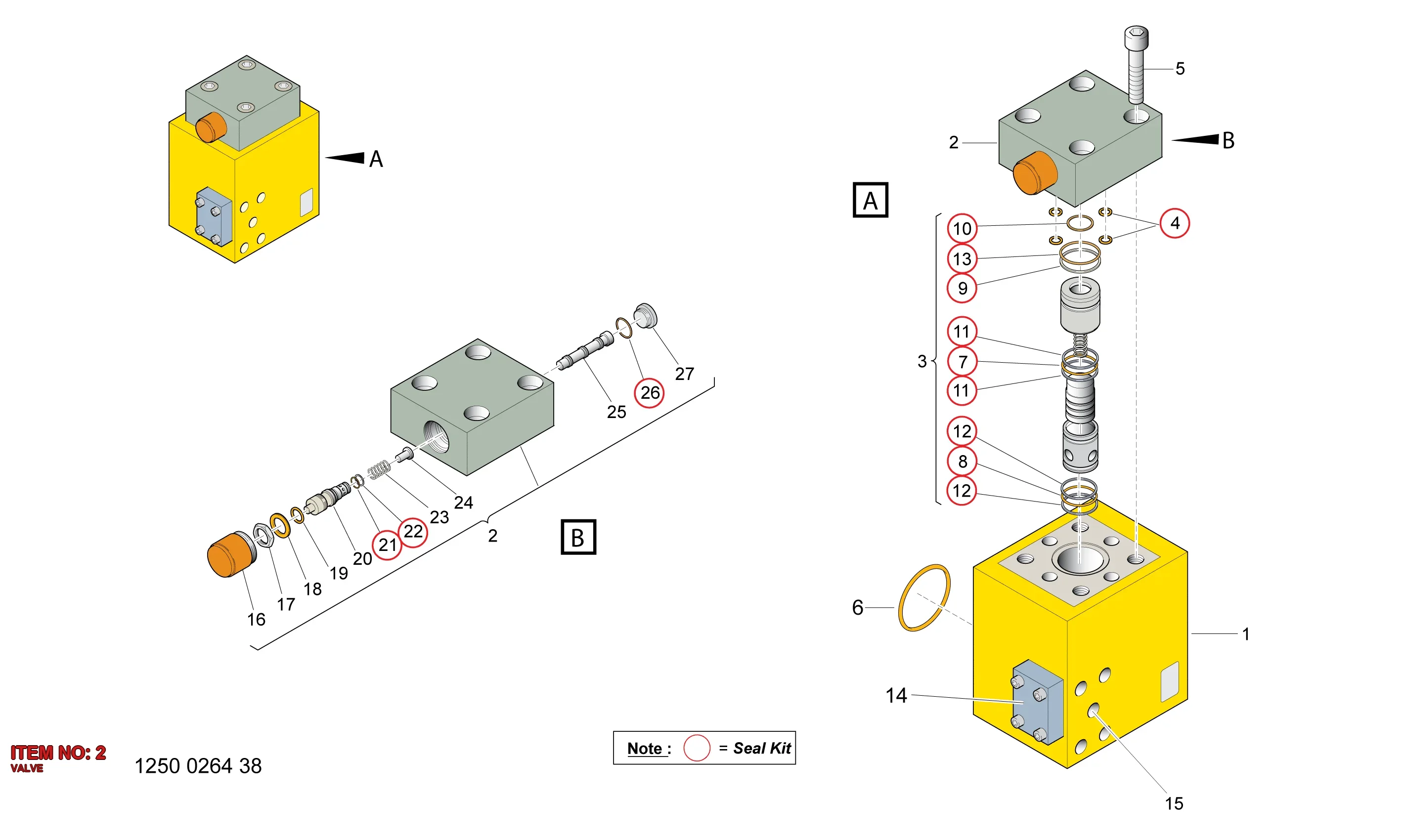 9106 1106 37 VALVE - Technical Drawing