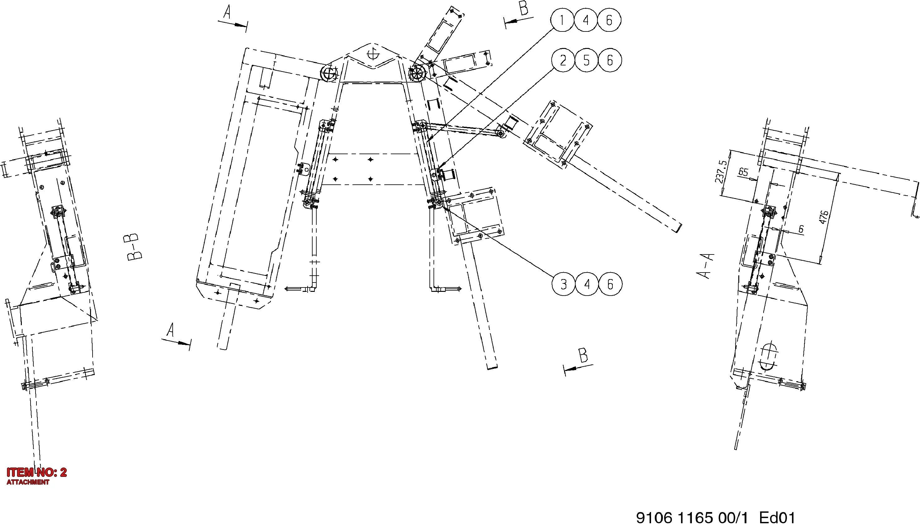 9106 1165 06 ATTACHMENT - Technical Drawing