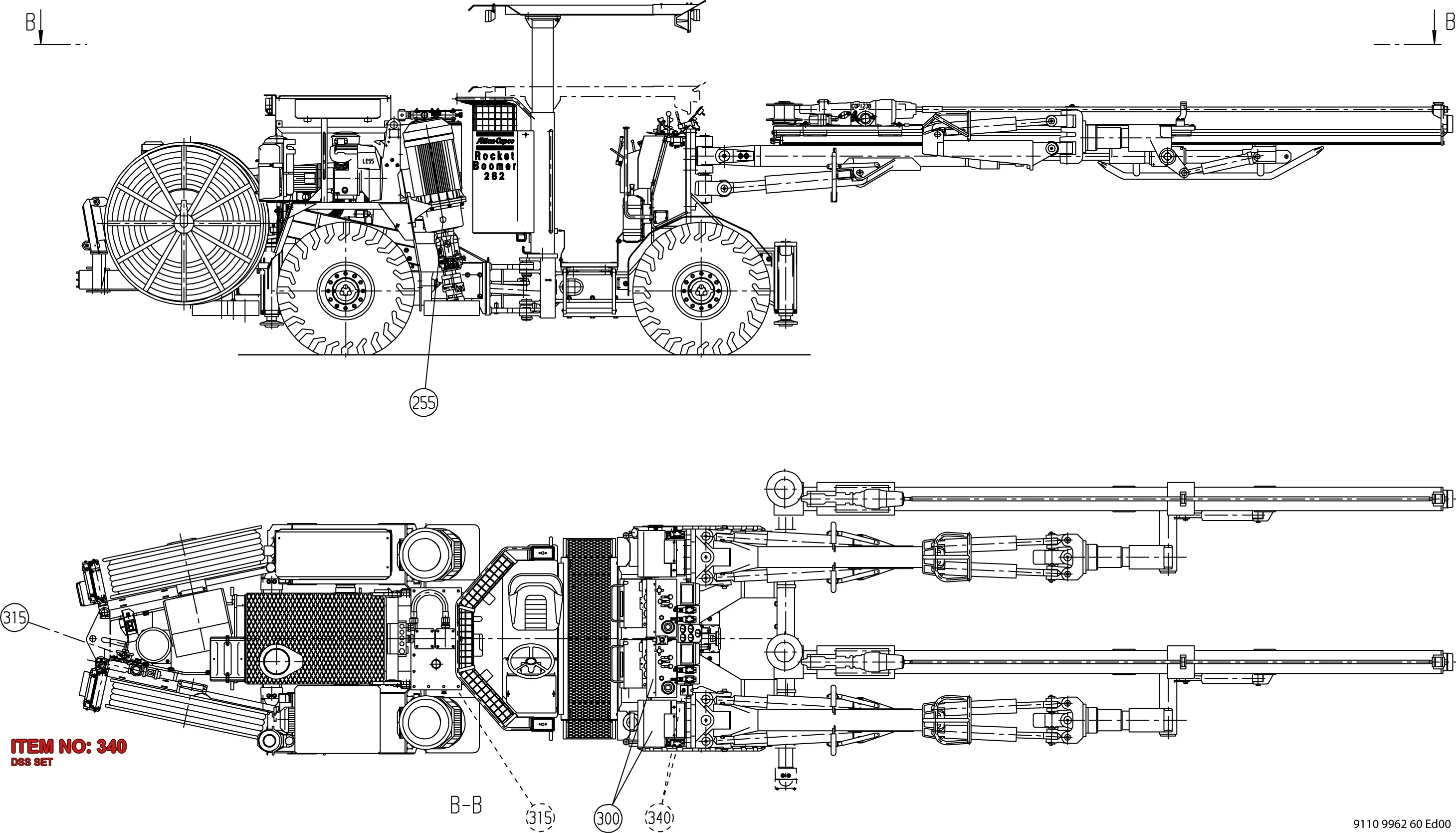 9106 1303 24 DSS SET - Technical Drawing