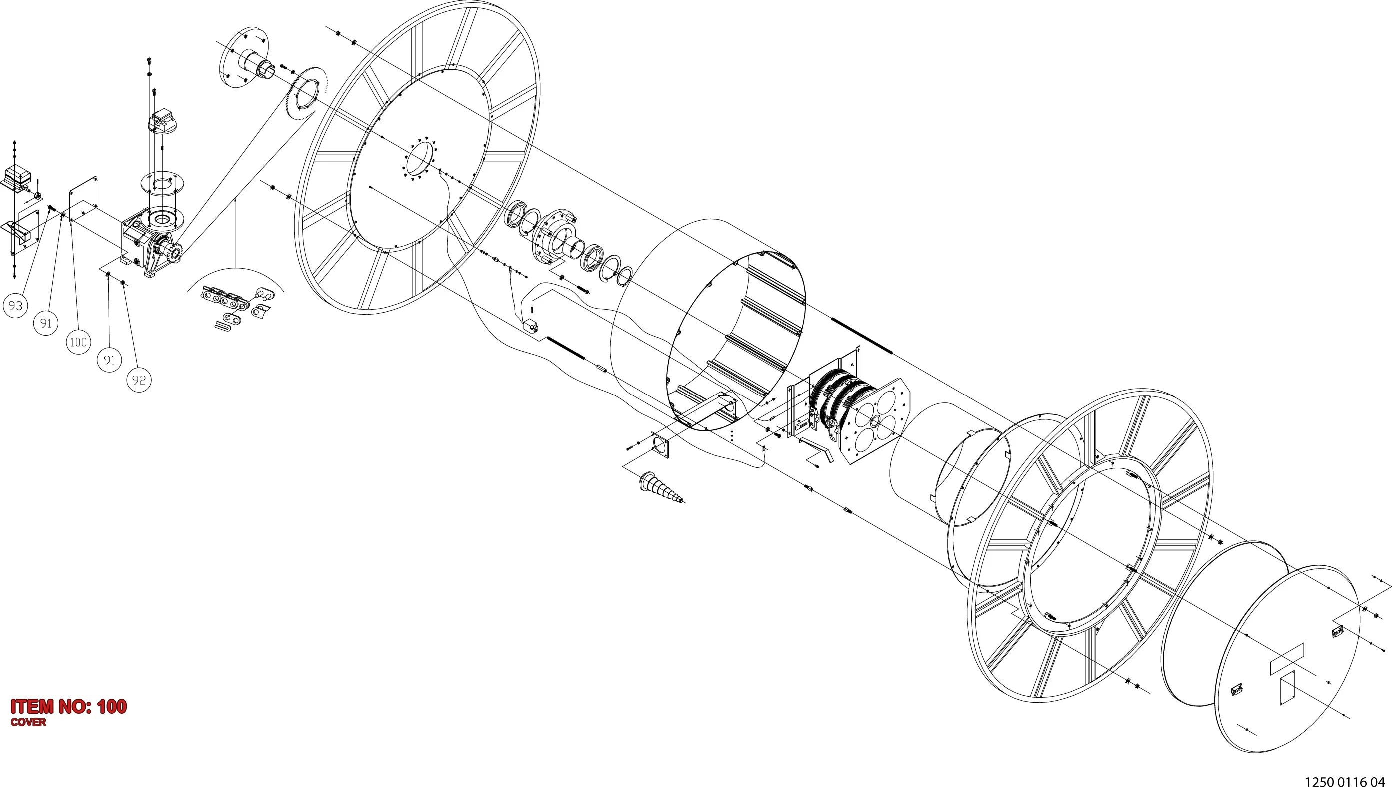 9106 1351 00 COVER - Technical Drawing