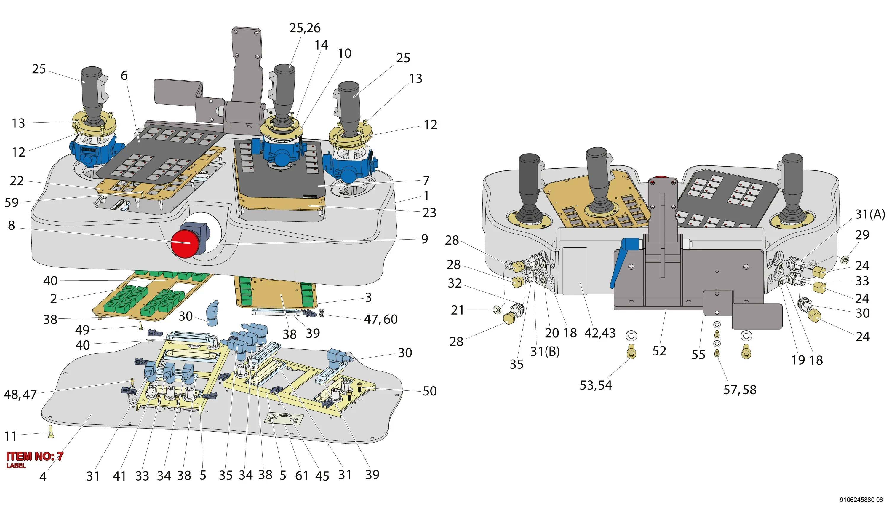 9106 1426 13 LABEL - Technical Drawing