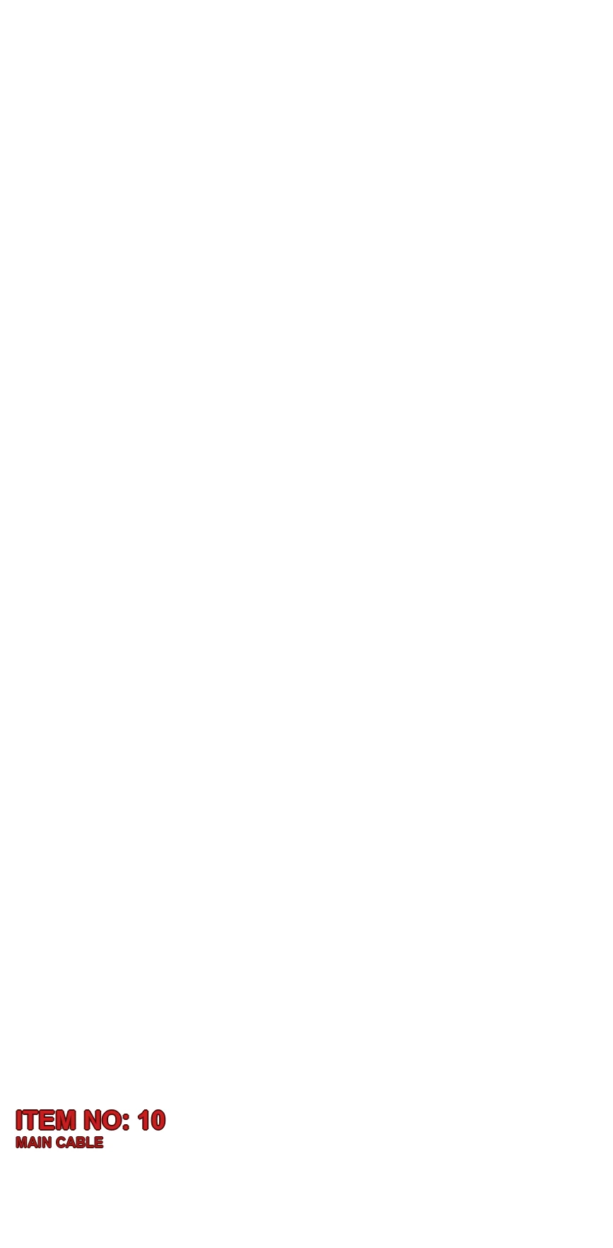 9106 1593 36 MAIN CABLE - Technical Drawing