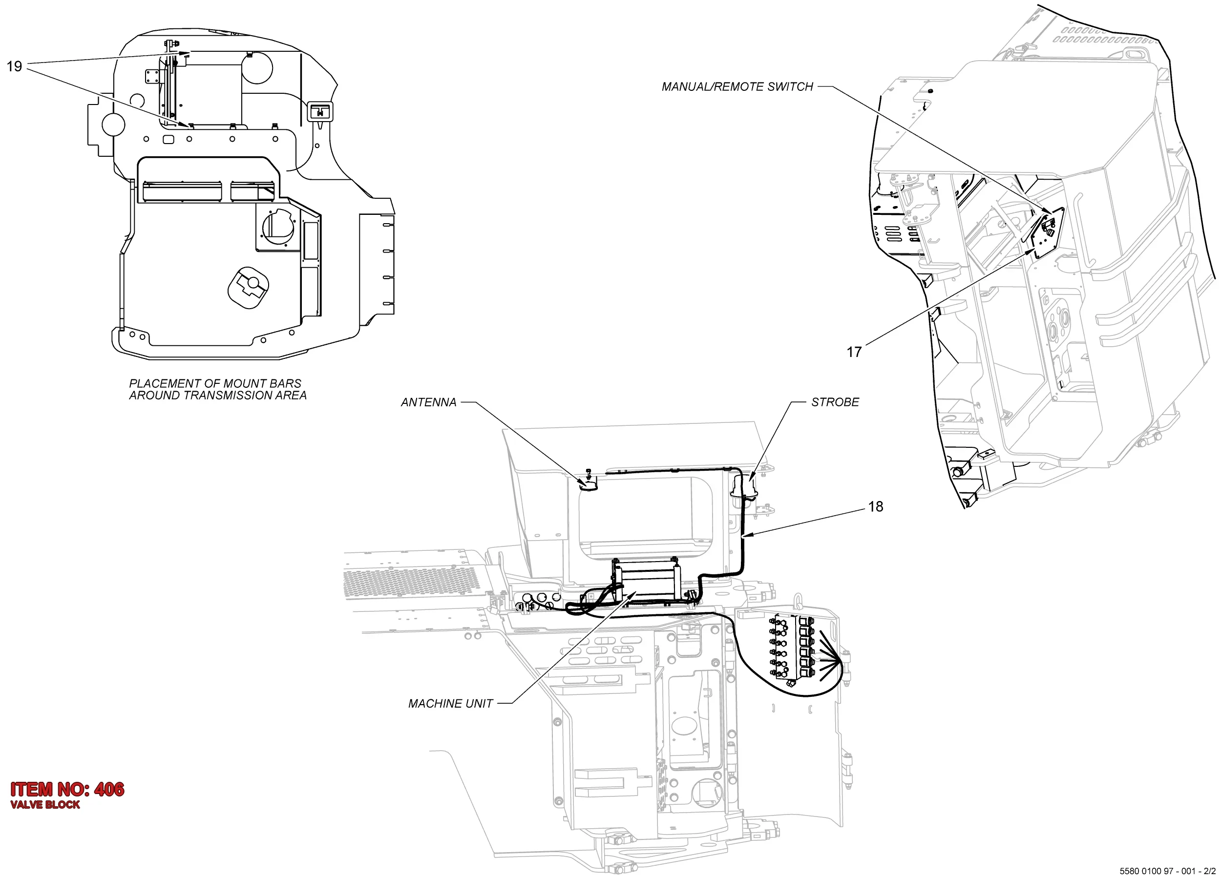 9106 1607 22 VALVE BLOCK - Technical Drawing
