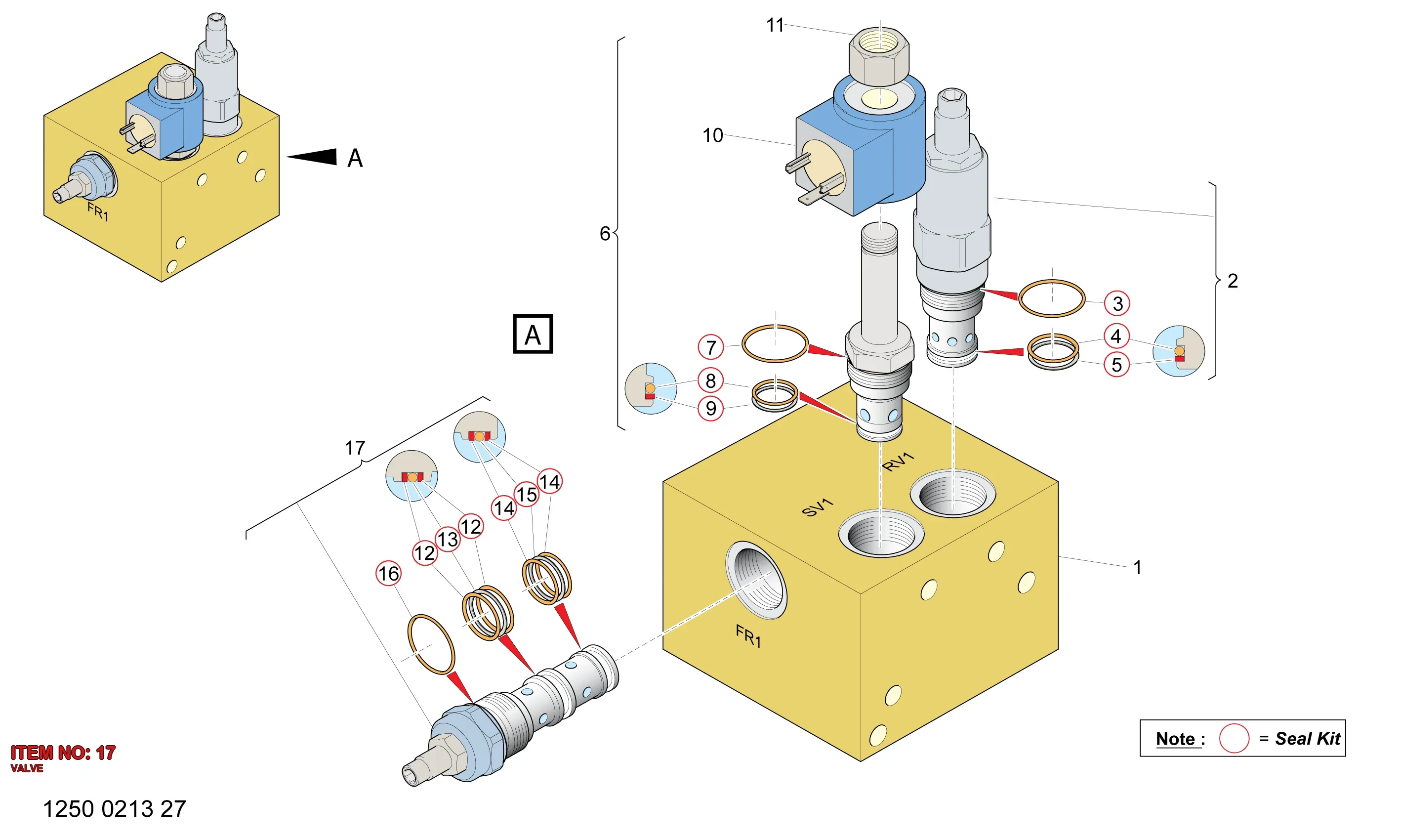 9106 1607 99 VALVE - Technical Drawing