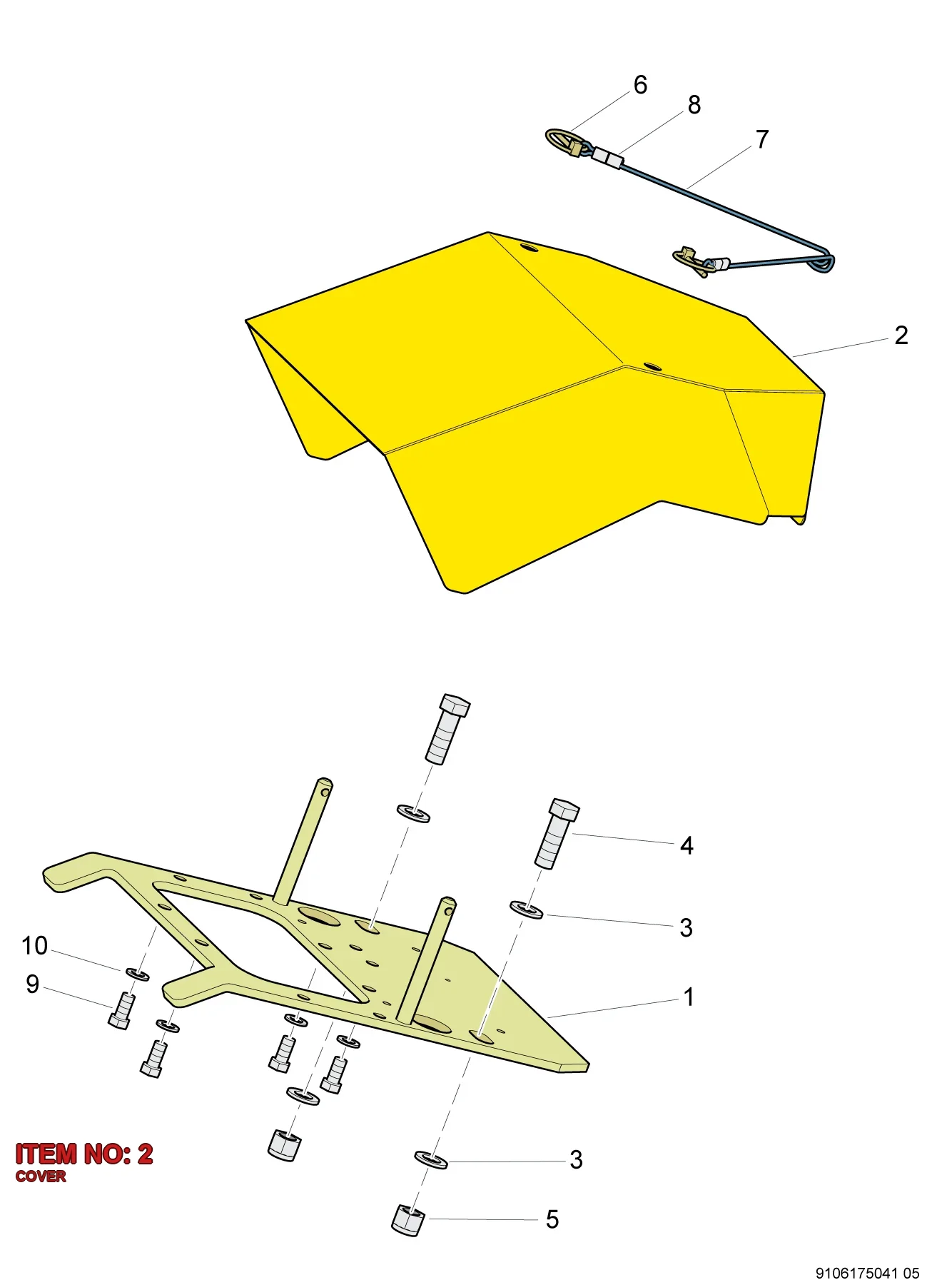 9106 1750 36 COVER - Technical Drawing