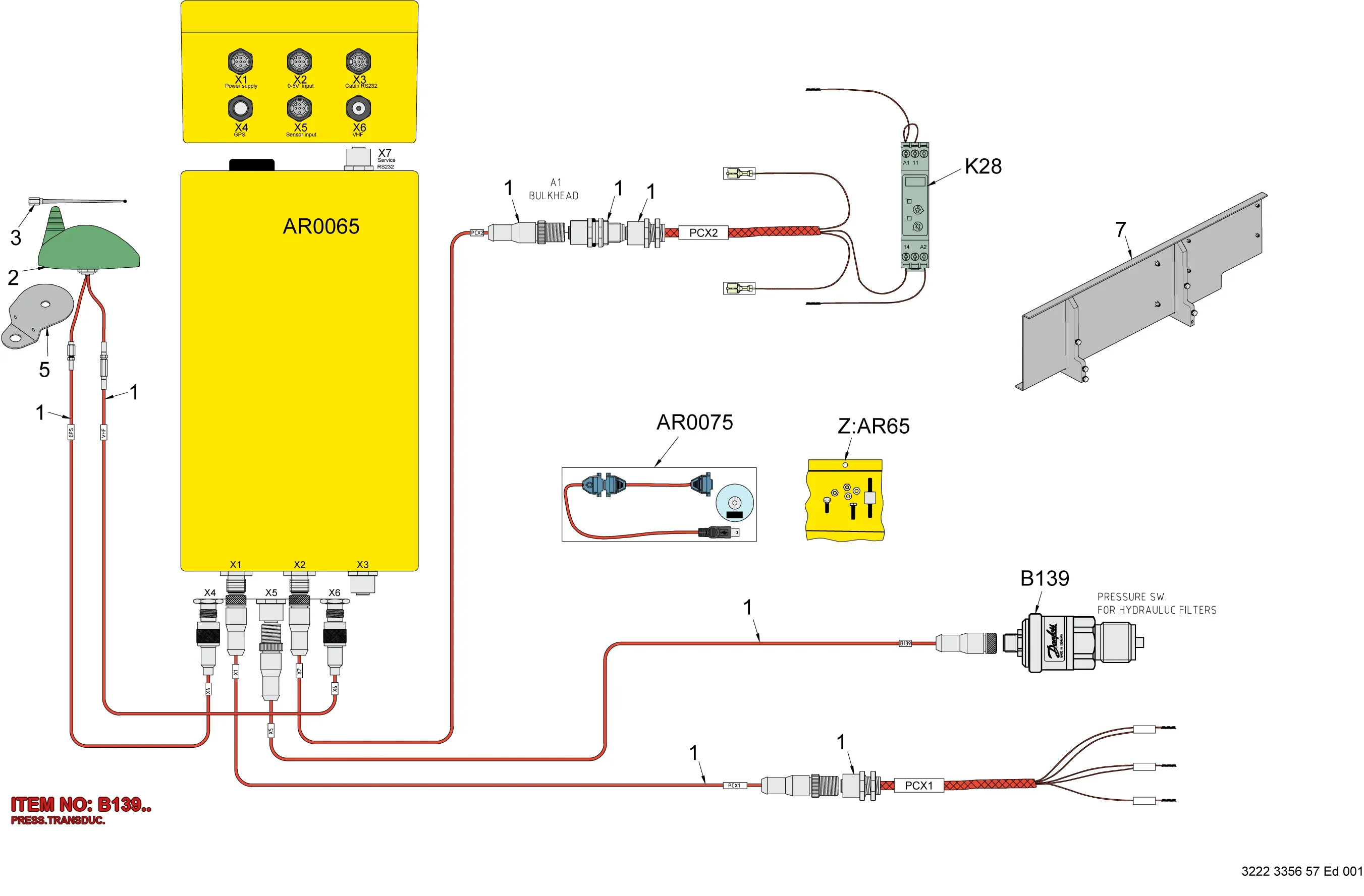 9106 2192 01 PRESS.TRANSDUC. - Technical Drawing