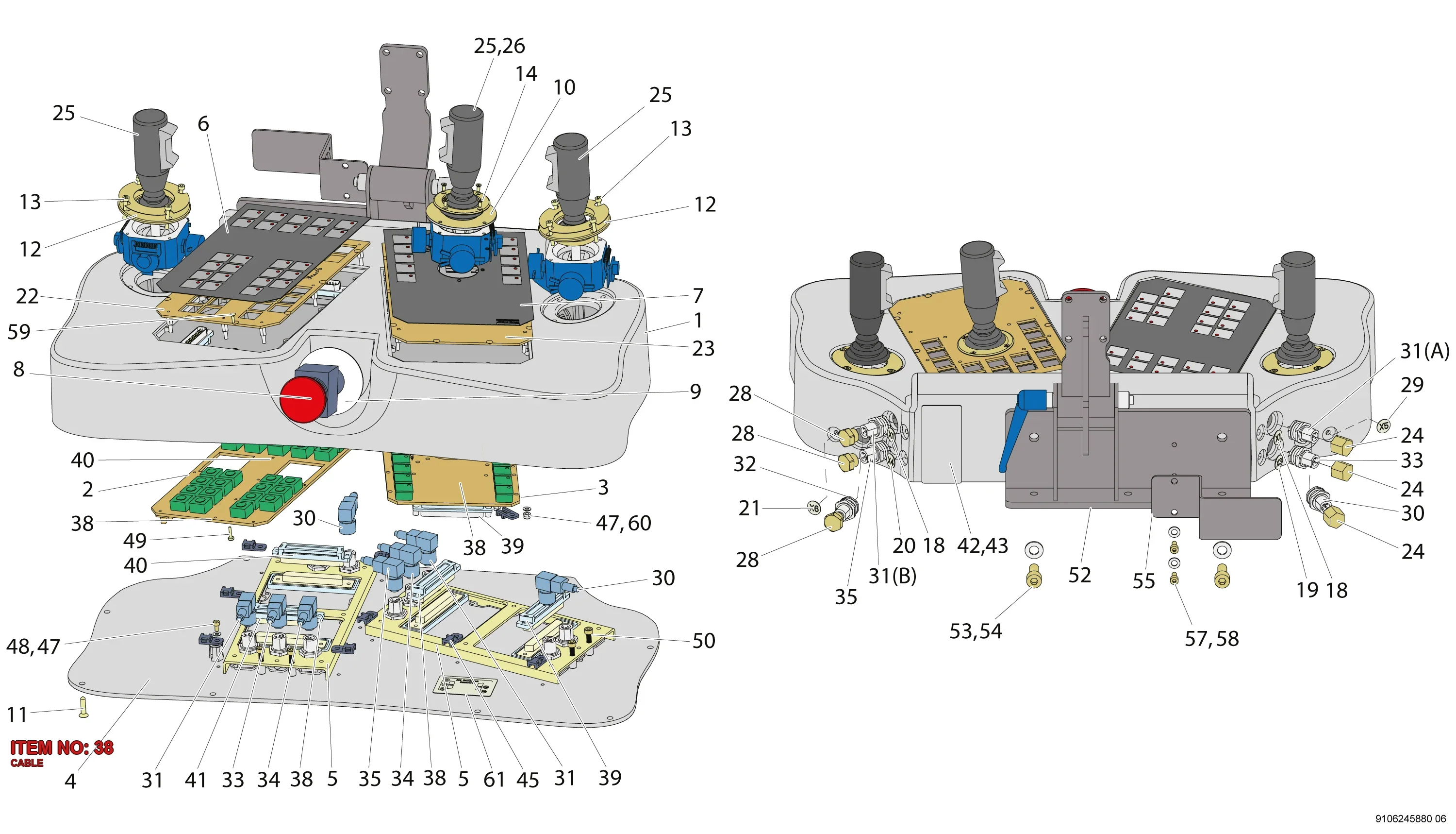 9106 2196 27 CABLE - Technical Drawing