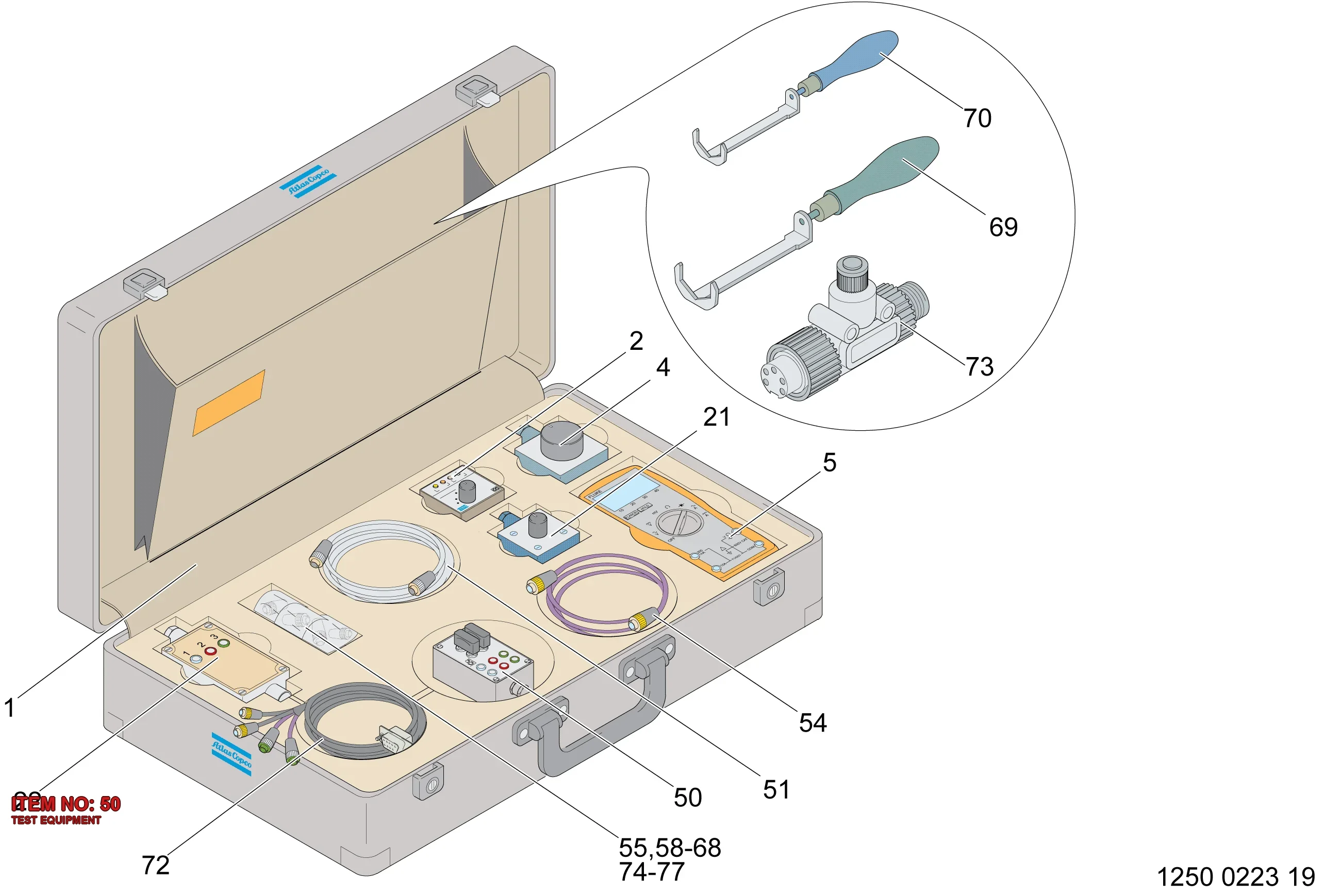 9106 2241 01 TEST EQUIPMENT - Technical Drawing