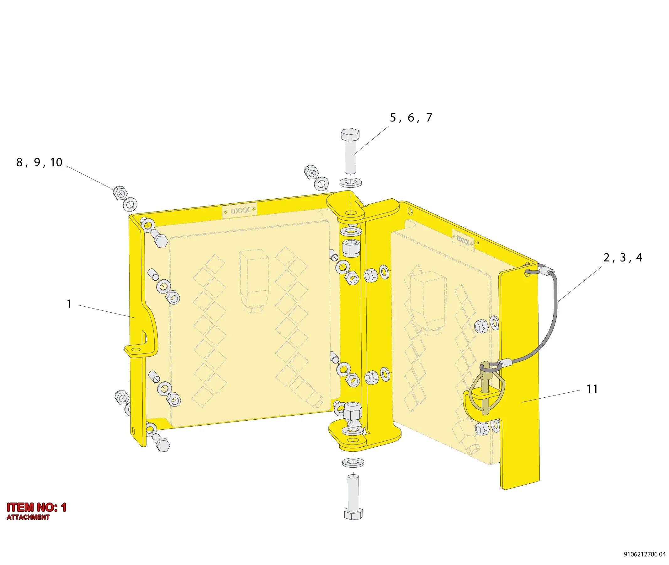 9106 2257 90 ATTACHMENT - Technical Drawing