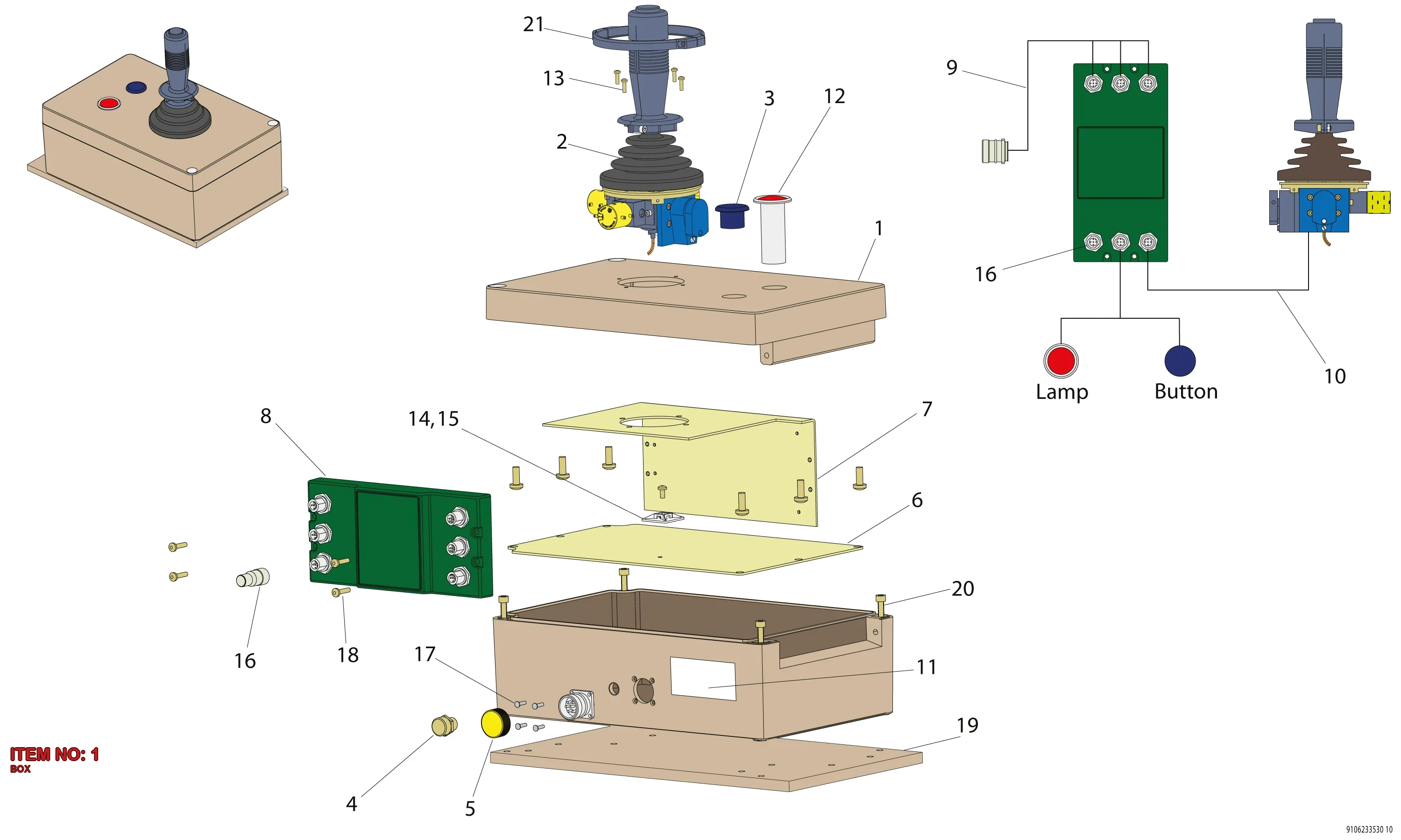 9106 2283 82 BOX - Technical Drawing